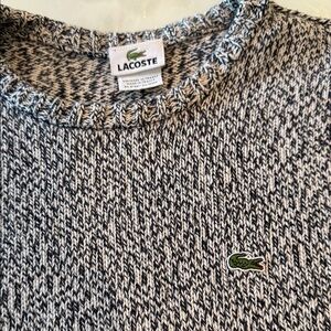 Lacoste Monochrome Knit Sweater